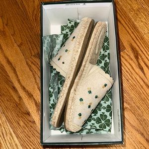 COPY - NIB KATE SPADE rosie pineapple canvas slip on sandal Women’s size 7.5 SH…